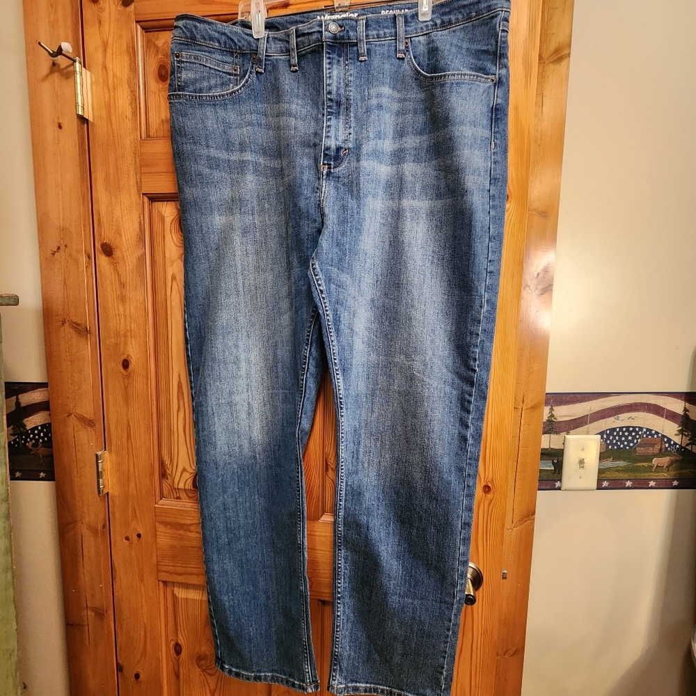 Wrangler Regular Fit Flex Jeans, 44x34